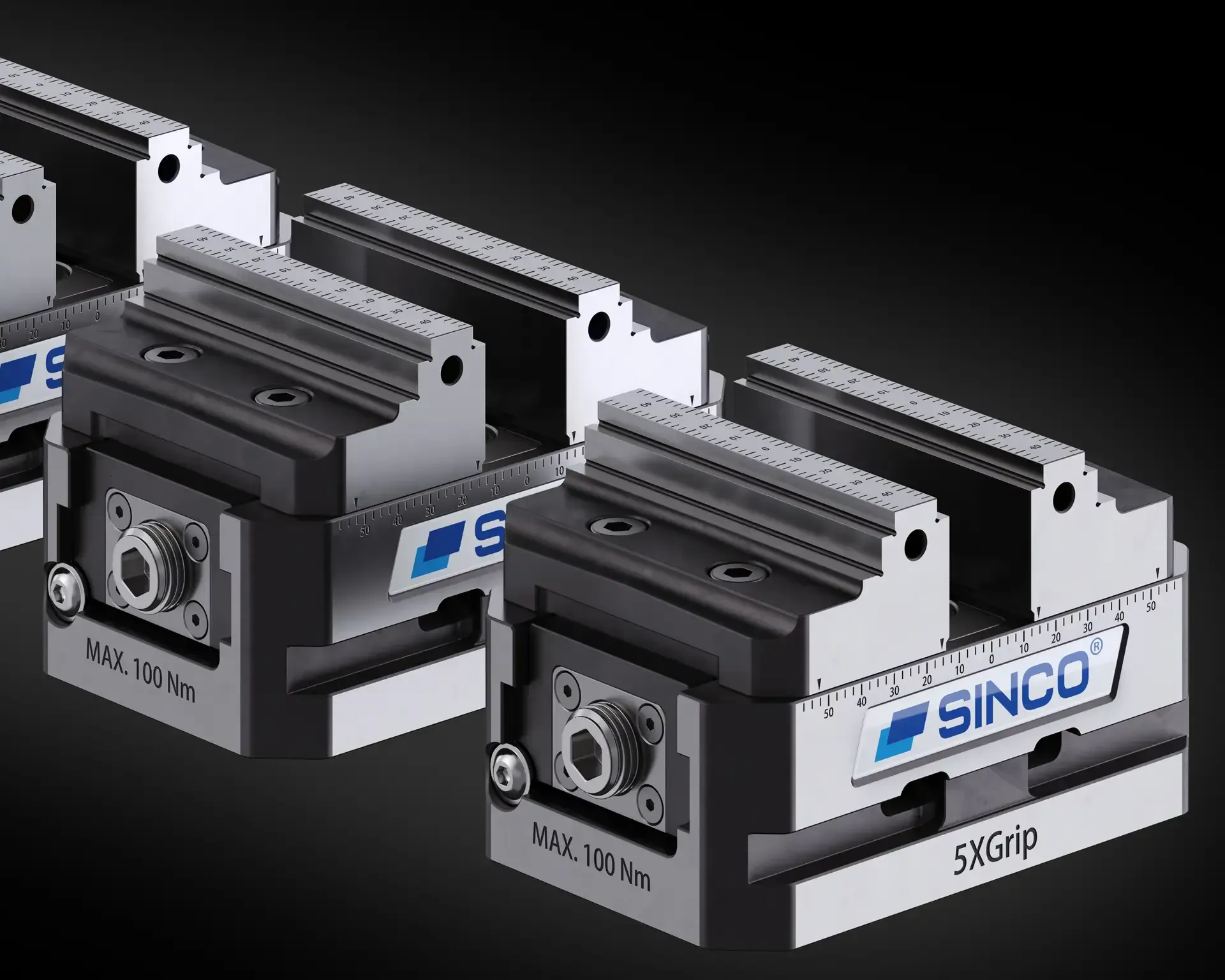 render primeža za CNC stroje 