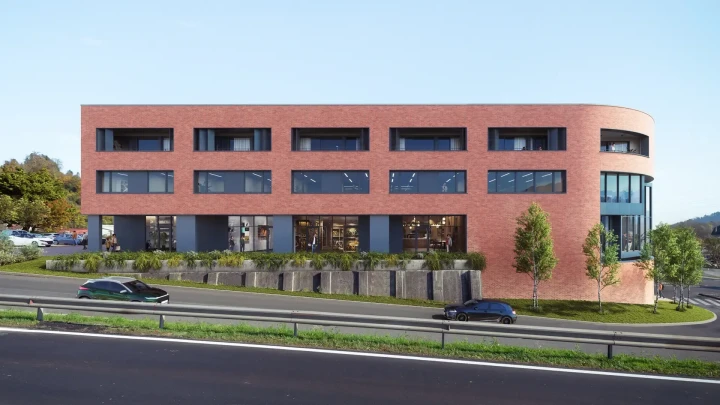 3d vizualizacija poslovno stanovanjski objekt